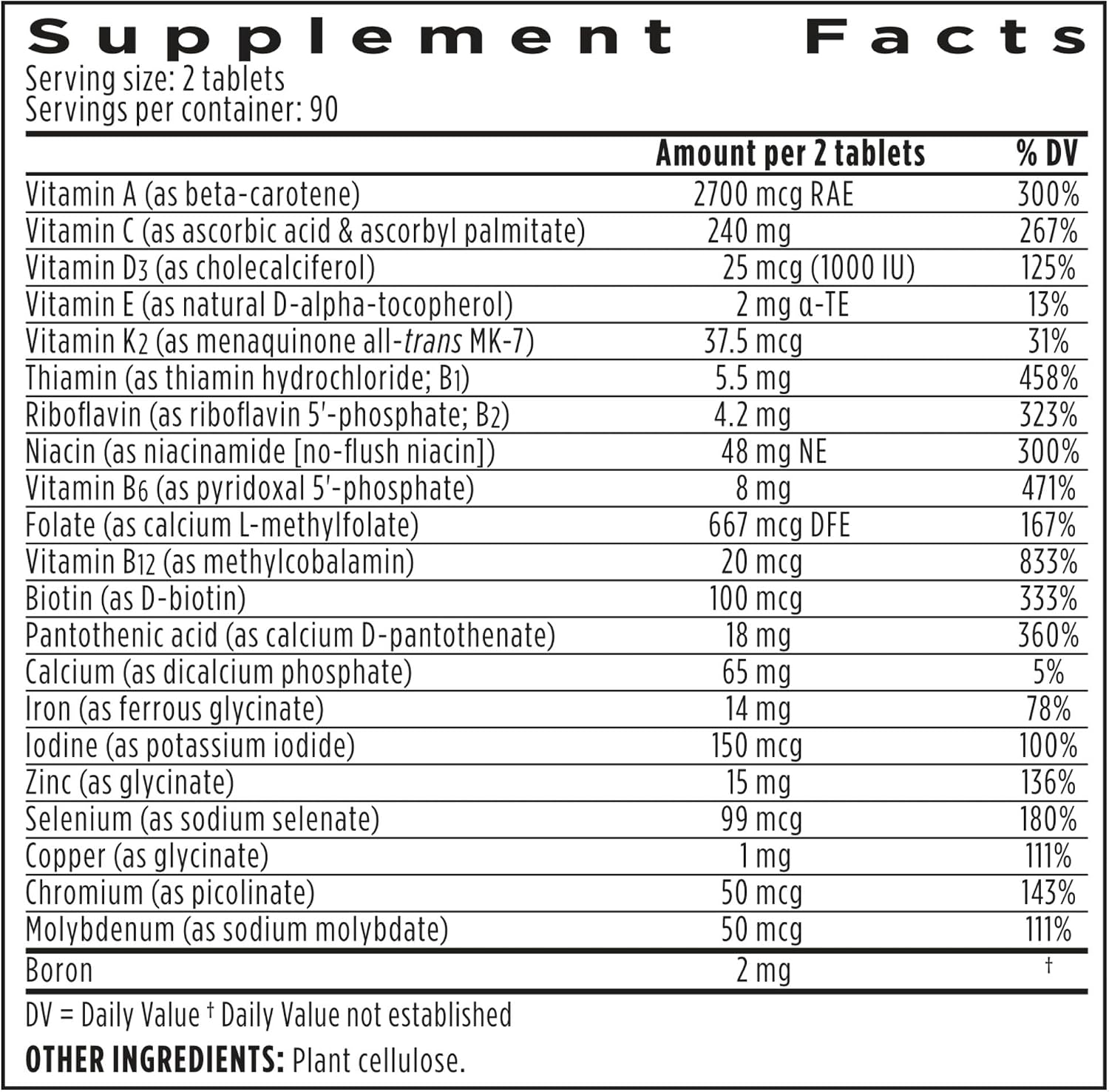 Igennus High Potency Methylated Multivitamin for Women with Gentle Iron