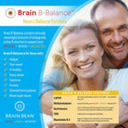 Brain B Balance: Complejo B Metilado - Fórmula Neurobalance - 60 Cápsulas Veganas