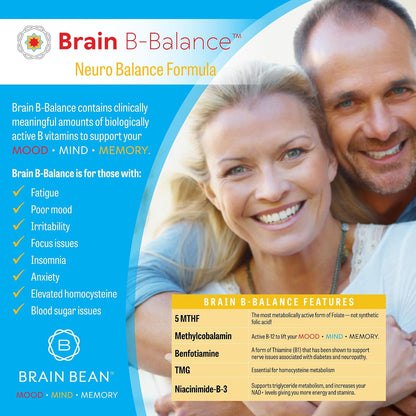Brain B Balance: Complejo B Metilado - – Metilcobalamina (B12): Vital para la salud nerviosa y la claridad mental. – Image 6