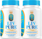 Liv Pure - Cápsulas para el Hígado, 120 Cápsulas (Paquete de 2)