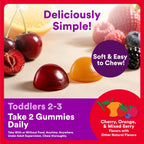 SmartyPants Organic Toddler Multivitamin Gummies - 60 gomitas (30 días)