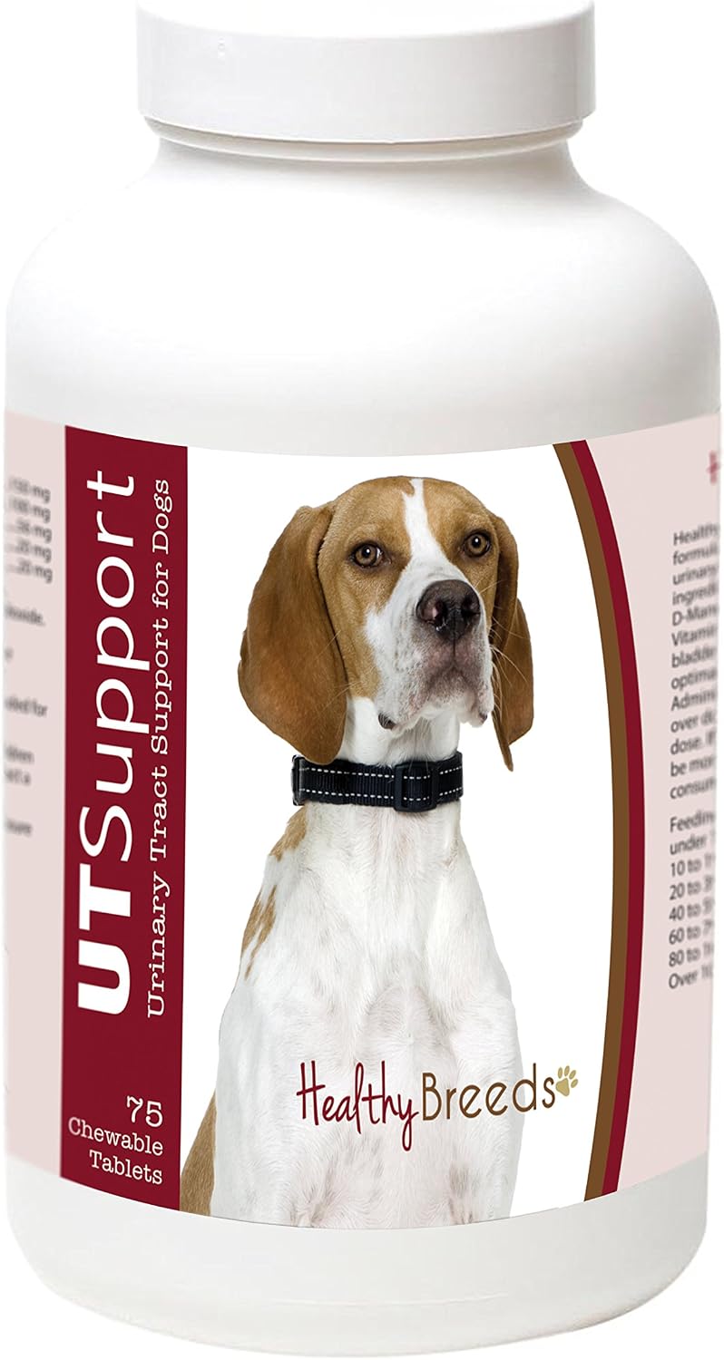 Healthy Breeds Comprimidos Masticables de Arándano para Perros - Apoyo Urinario - 75 unidades