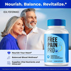 Free Pain Pro Cápsulas – Suplemento de Bienestar, Fórmula Natural (3 Pack)