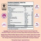 Llama Naturals Multivitamínico para Mujeres, Gominolas Veganas y Orgánicas con Vitaminas D, C y K, Gominolas de Fruta Real, Complemento Alimenticio, Sin Azúcar Añadido, Fresa, 120 Unidades