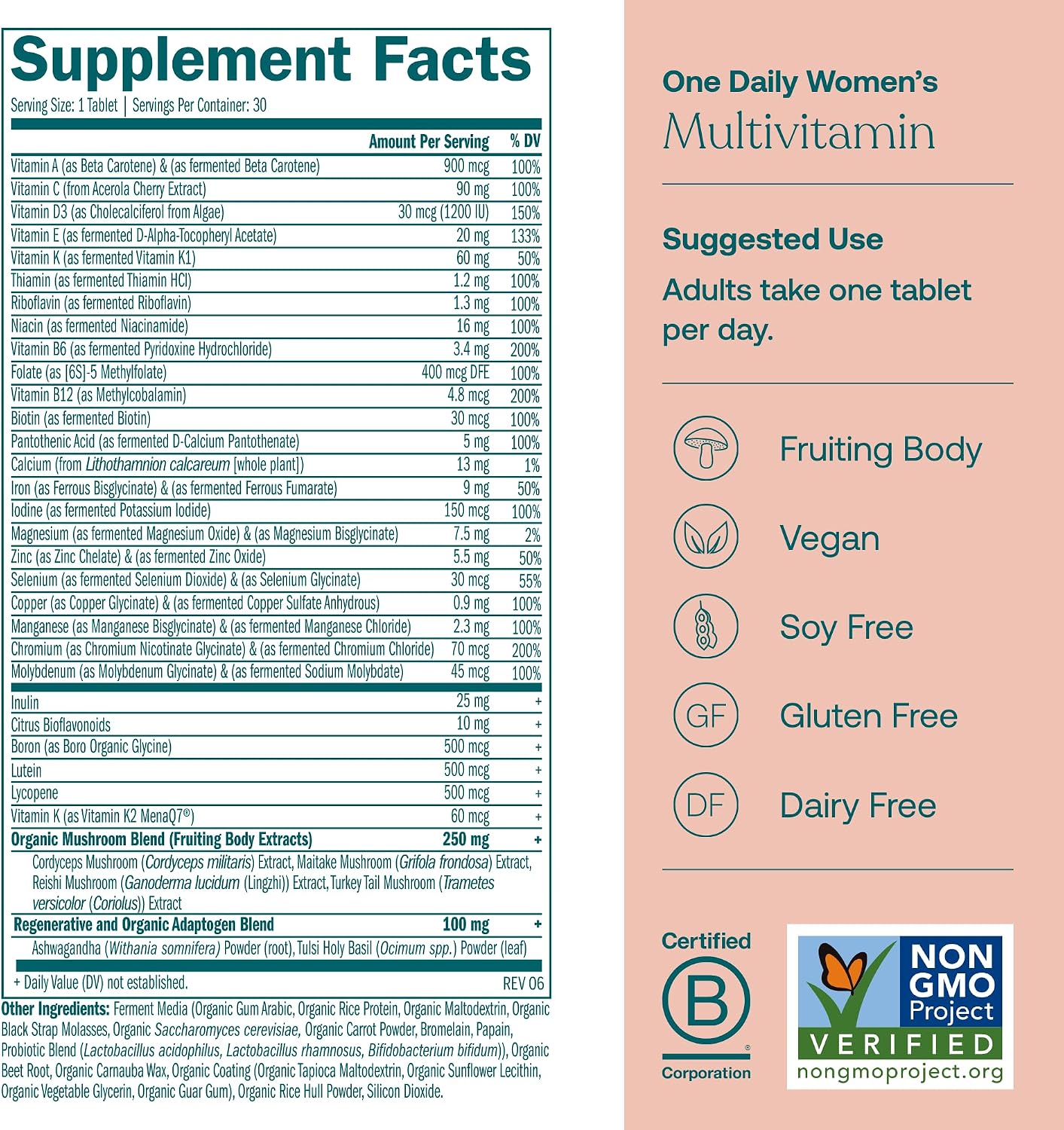 True Grace One Daily Men’s Multivitamin + One Daily Women’s Multivitamin (30 Comprimidos Veganos Cada Uno) - Pack