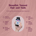 Dragon Herbs Hair and Nails, 100 Cápsulas (500 mg por cápsula)