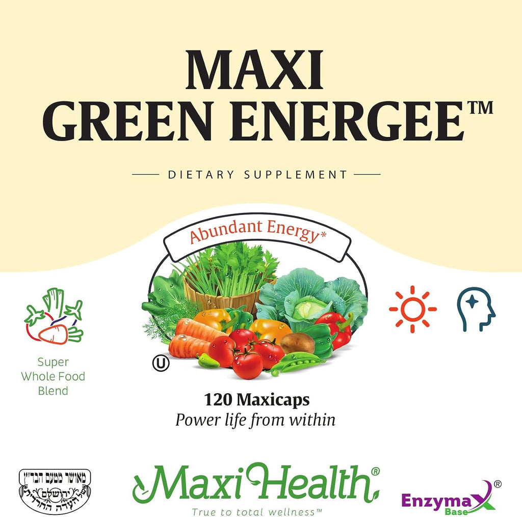 Maxi Health Max Energee - 180 comprimidos - Potenciador natural de energía y resistencia