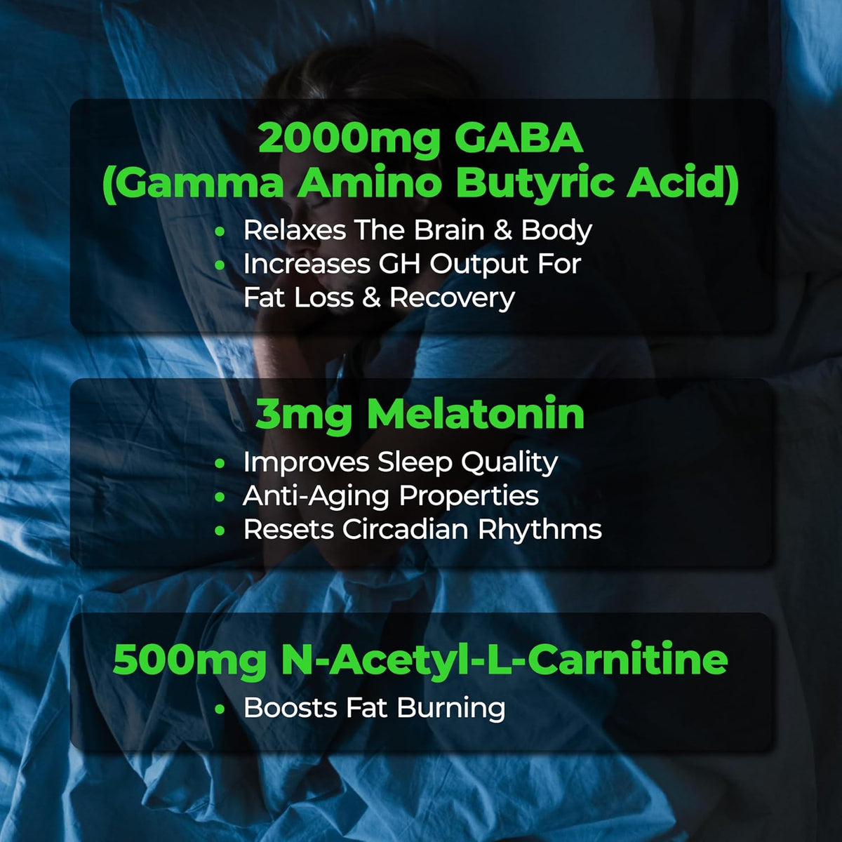 Species Nutrition Somalyze Stimulant Free, Supresor del Apetito con GABA y Melatonina, 90 Cápsulas – Image 4