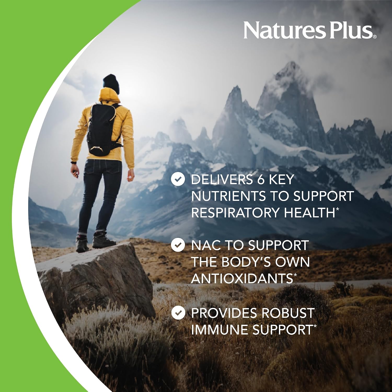 NaturesPlus Immune Boost - 60 Comprimidos - Apoyo Respiratorio Antioxidante - Salud del Sistema Inmunitario - Vitaminas y Minerales de Alta Potencia - Vegetariano, Sin Gluten - 30 Dosis