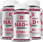 Women's NAD Liquid Supplement, Pure 500mg Liposomal NAD - Cell Regeneration, Energy Support, Vegan, Sugar Free, Additives Free