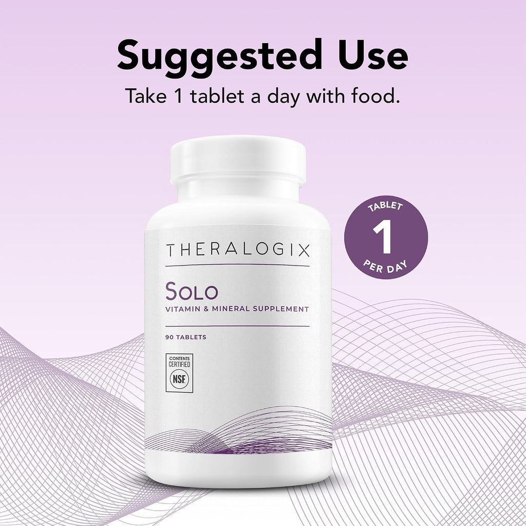 Theralogix Solo Multivitamínico sin Hierro - 90 Comprimidos