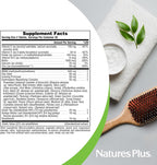 Natures Plus Hair, Skin & Nails - 60 Comprimidos Veganos