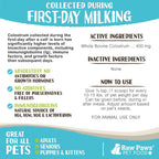 Raw Paws Bovine Colostrum para Perros y Gatos, 5 oz (141 g)