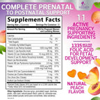 Gomitas Prenatales con Ácido Fólico y Vitaminas - Nature's Nutrition