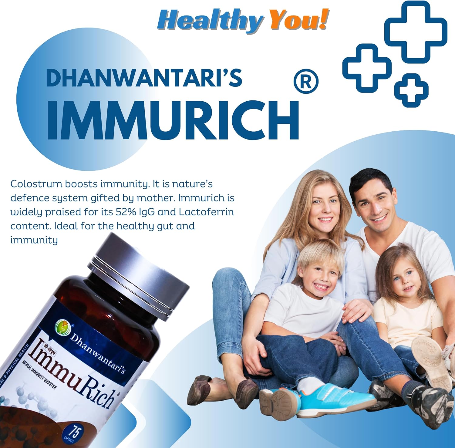 Natural Immunity Booster - 120 Cápsulas - Dhanwantari's