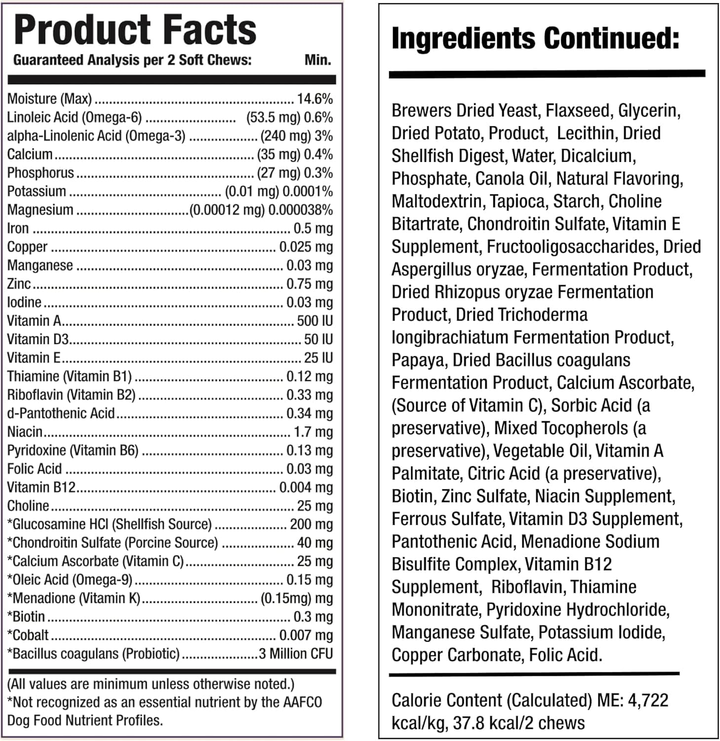 Larry Multivitamínico 8-en-1 para Perros - 60 Masticables