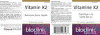 Bioclinic Naturals Vitamina K2 100 mcg - 90 Cápsulas Vegetarianas