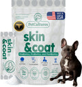 PetCultures Skin & Coat Tribiotic Suplemento en Polvo para Perros – Omega 3 y 6, Biotina, Eje Intestino-Piel (10 sobres)