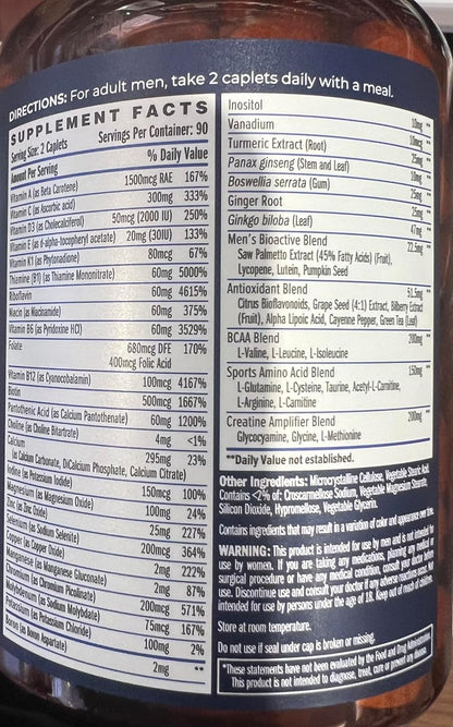 Vitamin World Ultra 360 Men's Multi Sport – Control del peso: algunos componentes podrían favorecer el metabolismo – Image 3