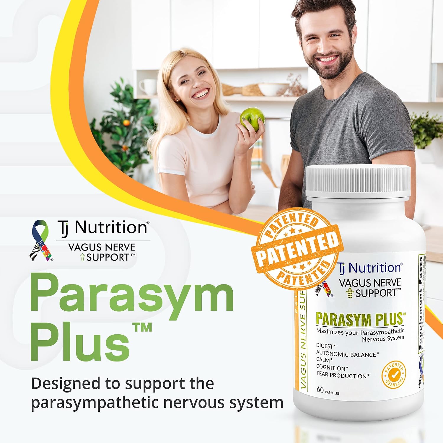 Parasym Plus – Suplemento para el Nervio Vago, Digestivo y Memoria | 60 Cápsulas