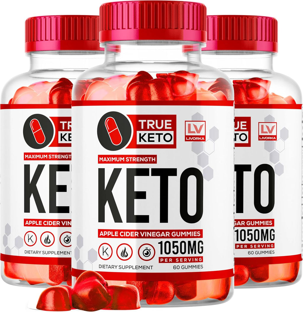 True Keto ACV Gummies, 180 Gominolas (3 Paquetes)