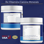 Rx Vitamins Canine Minerals - Minerales Esenciales para Perros - Calcio, Magnesio, Hierro - 454 g