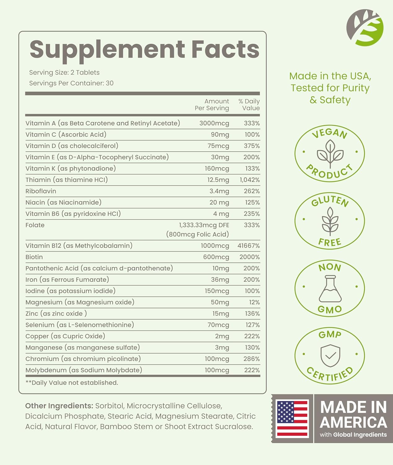BariSlim Advanced Chewable Bariatric Multivitamin Tablets - Multivitamínico masticable para cirugía bariátrica (60 comprimidos, Sabor Berry Mix)