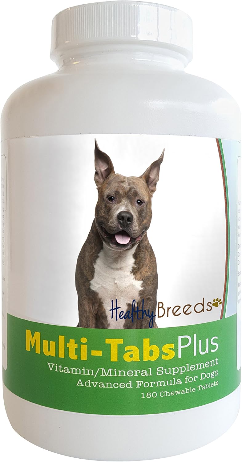 Healthy Breeds American Staffordshire Terrier Multi-Tabs Plus Comprimidos Masticables 180 unidades