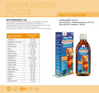 All in Multivitamin Kids Syrup – Black Elderberry Flavored, Inositol, Zinc, Vitamin C, Daily Liquid Multivitamin for Kids Immune, Growth, Appetite, Energy – 150 ml / 5 fl oz