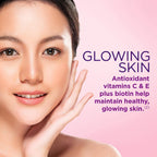 Nature's Bounty Biotin Vitaminas para Cabello, Piel y Uñas Gomitas, 80 unidades