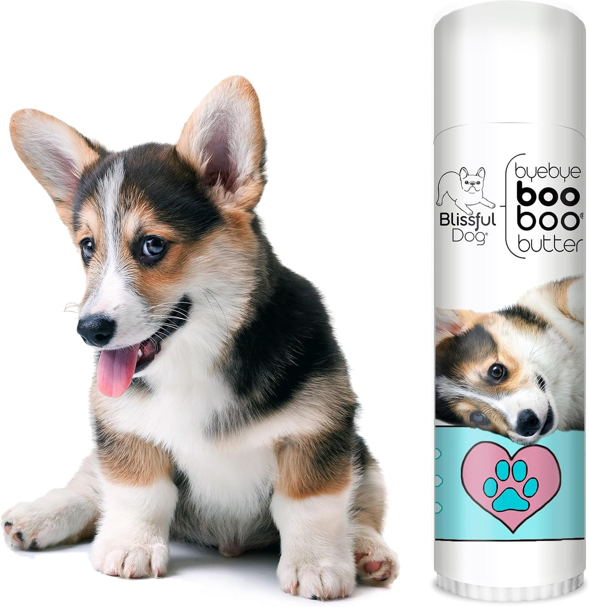 The Blissful Dog .50 oz Tube Corgi Booboo – Aceite de oliva : rico en ácidos grasos que nutren la piel. – Image 2