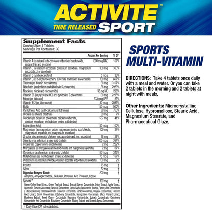 MHP Activite Sport – Multivitamínico Deportivo con 25 Vitaminas y Minerales, 120 Comprimidos – Image 2