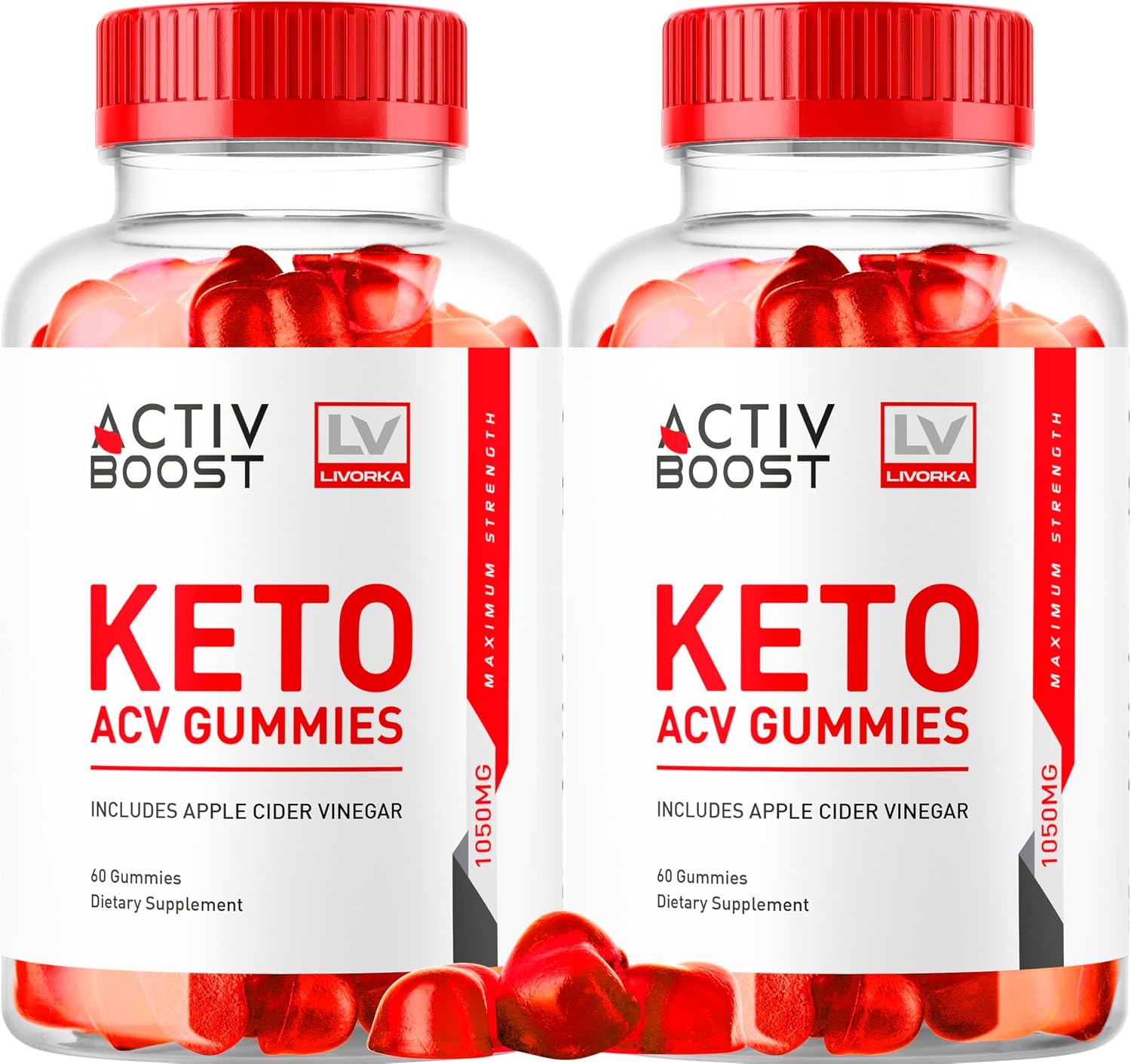 (2 Pack) ActivBoost Keto Gummies Advanced Formula – 120 Gominolas para 2 Meses