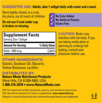 Nature Made Biotina 1000 mcg, 120 Cápsulas Blandas - Complemento Alimenticio