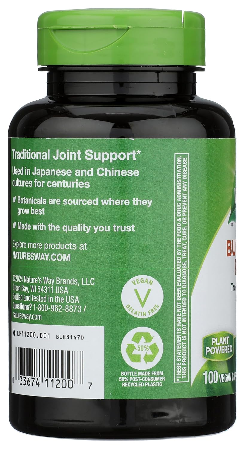Nature's Way Burdock Root, 950 mg per serving, 100 Vegan Capsules