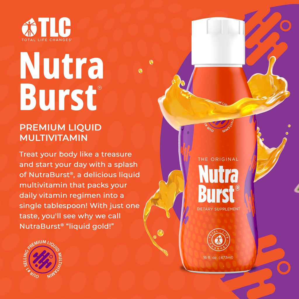 Total Life Changes NutraBurst - Multivitamínico Líquido, Apoyo Nutricional Diario, 473 ml