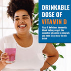 Ener-D Sugar Free Multivitamin Drink Mix - Sabor Frambuesa, 24 sobres
