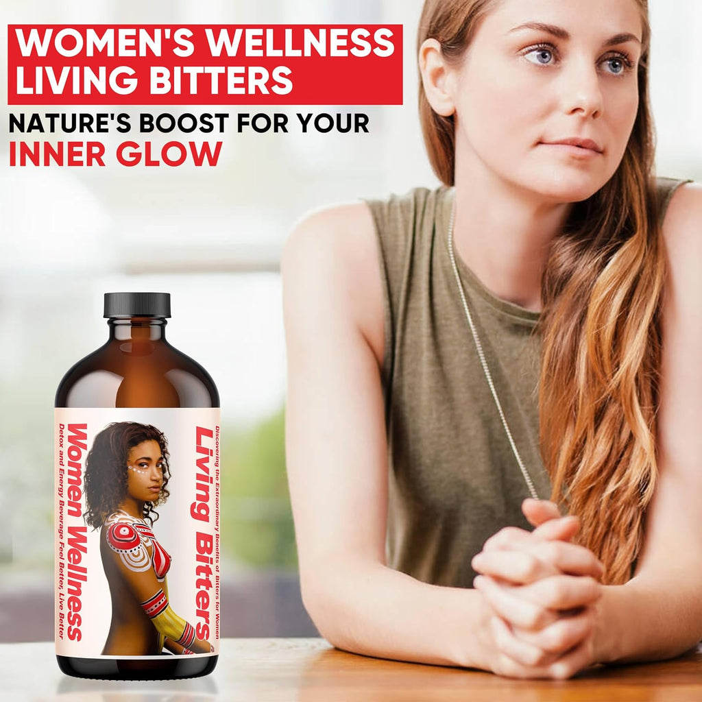 Herboganic Women wellness Living Bitters for overall Health and wellness | 16 Oz