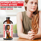 Herboganic Women wellness Living Bitters for overall Health and wellness | 16 Oz