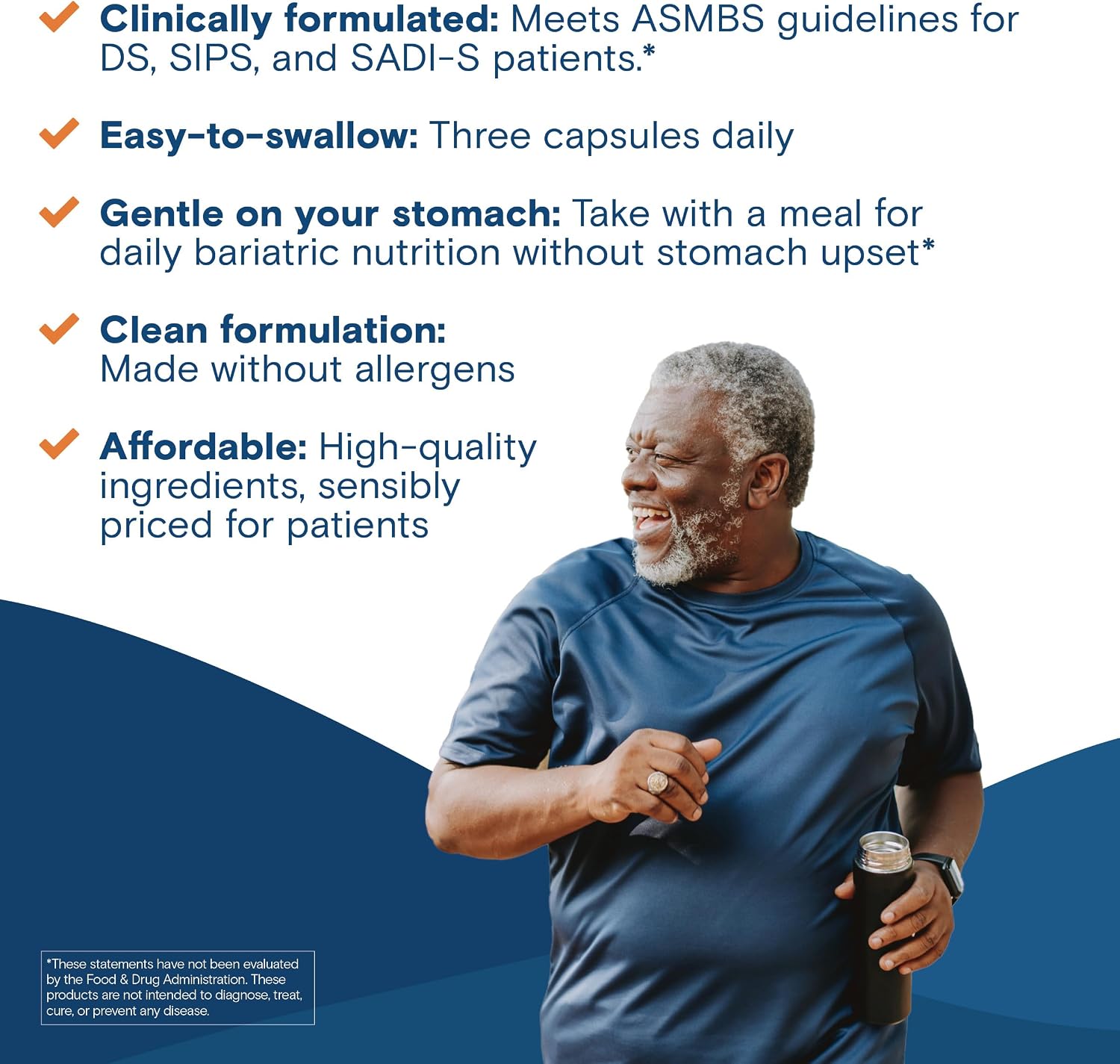 Bariatric Fusion High ADEK Multivitamínico con Hierro - 1080 Cápsulas (Suministro para 1 Año)