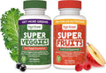 Feel Great Fruit and Vegetable Supplements - 20+ Super Reds & Greens, 180 Comprimidos (2 Envases de 90)