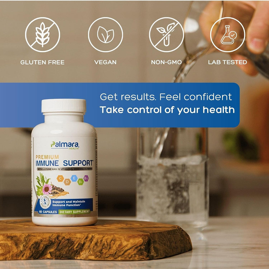Palmara Health Premium Immune Support, 60 Cápsulas