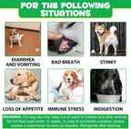 Probióticos para Perros con Omega-3 y 6 - Masticables Digestivos - 120 unidades