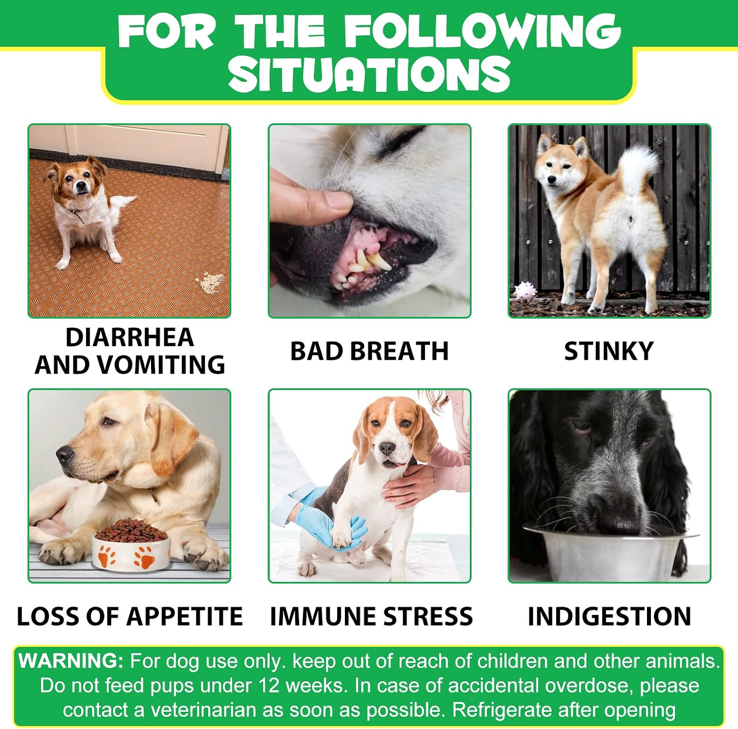 Probióticos para Perros con Omega-3 y 6 - Masticables Digestivos - 120 unidades