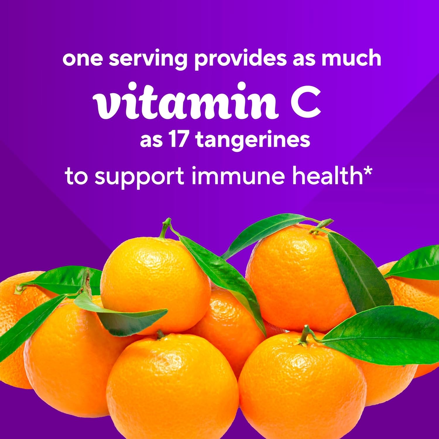 vitafusion Extra Strength Power C Gominolas de Vitamina C, Sabor Cítrico Tropical, 92 unidades