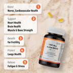YDY All Active BQ10 - CoQ10 100mg, Complejo de Vitaminas B (B1, B2, B3, B6, B7, B9, B12, Pantetina) - Apoyo para la Salud Cardíaca, Energía Celular - 60 Comprimidos