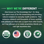 Dr. Berg's Greens Superfood - Comprimidos de Vegetales Crucíferos con 11 Fitonutrientes Orgánicos - 90 Comprimidos
