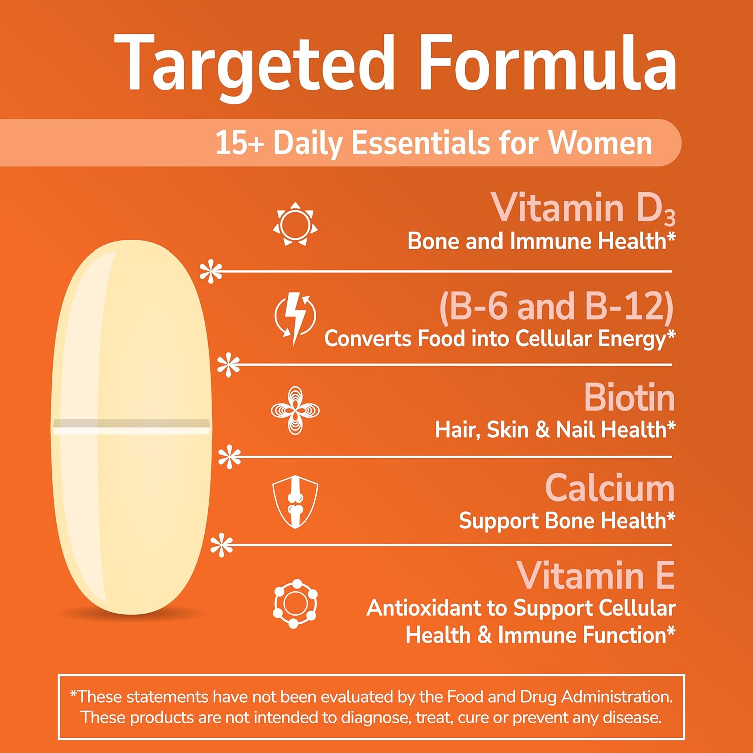 21st Century One Daily Tabletas para mujeres, 100 comprimidos