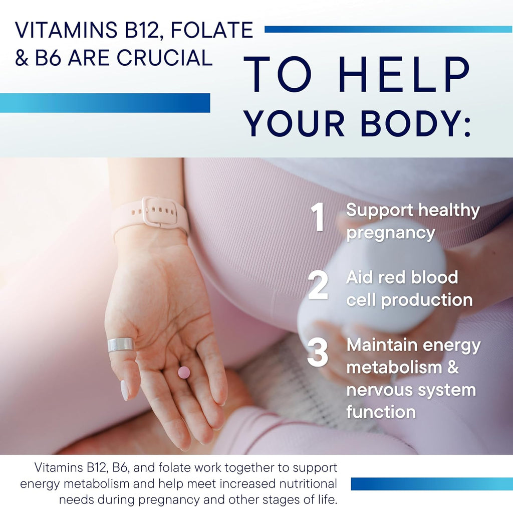 BIOTICS RESEARCH B12-2000™ Vitamina B12 2000 mcg, B6, Folato – Pastillas sublinguales, Apoyo a la metilación, Alta potencia, Sabor a bayas, 60 unidades