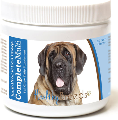 Healthy Breeds Mastiff All in One Multivitamin Soft Chew 60 Count – Image 1
